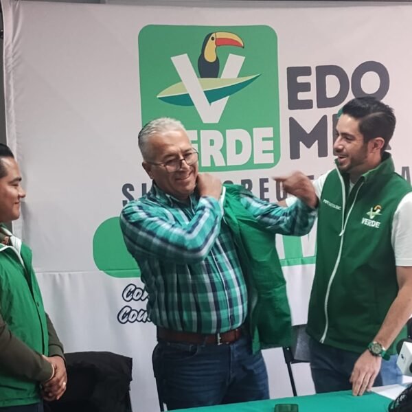 Ex presidente municipal de Calimaya, Oscar Vergara, se suma al Partido Verde