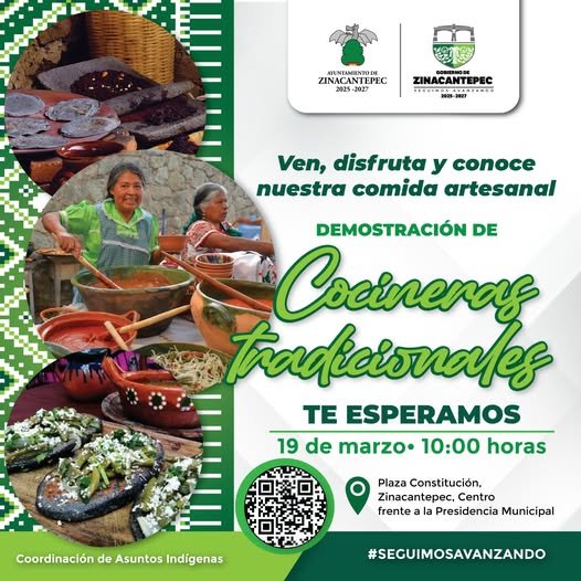 Demostración de cocineras tradicionales en #Zinacantepec