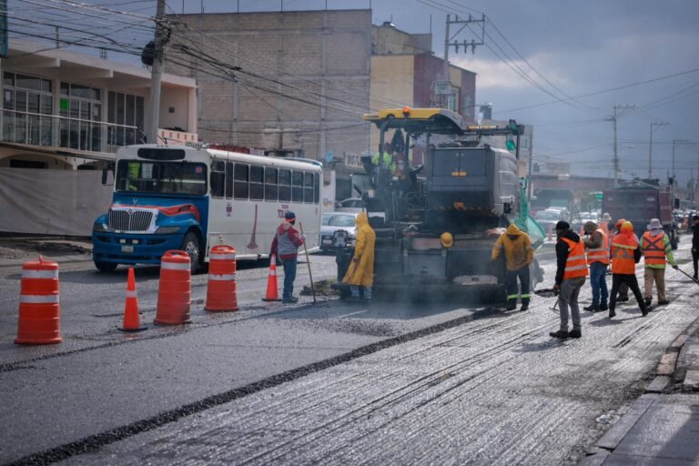 Avanza rehabilitación de avenida Lombardo Toledano en #Toluca