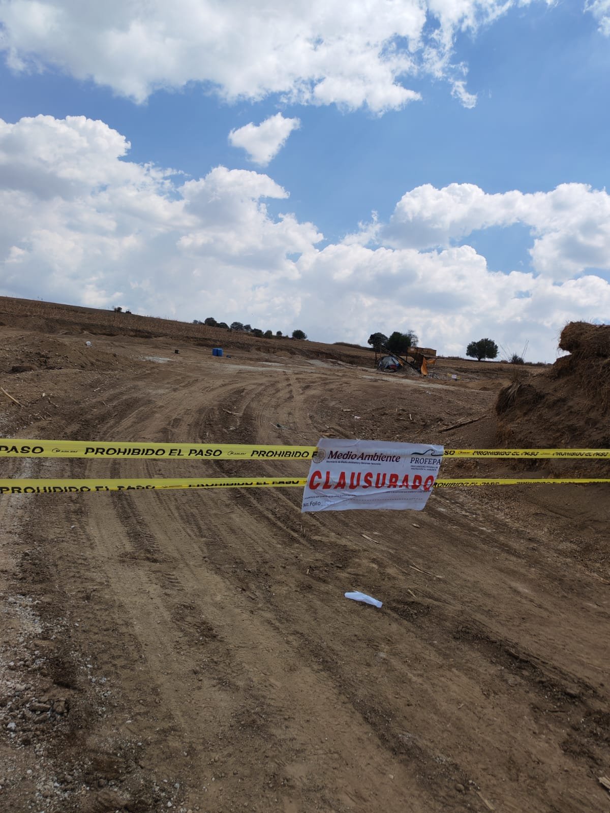 Profepa clausura mina ilegal en #Toluca; operaba al interior del área protegida del Nevado