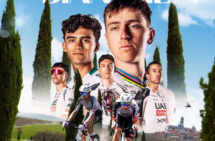 UAE Team Emirates apuesta por Pogačar y el mexicano Isaac del Toro para la mítica Strade Bianche