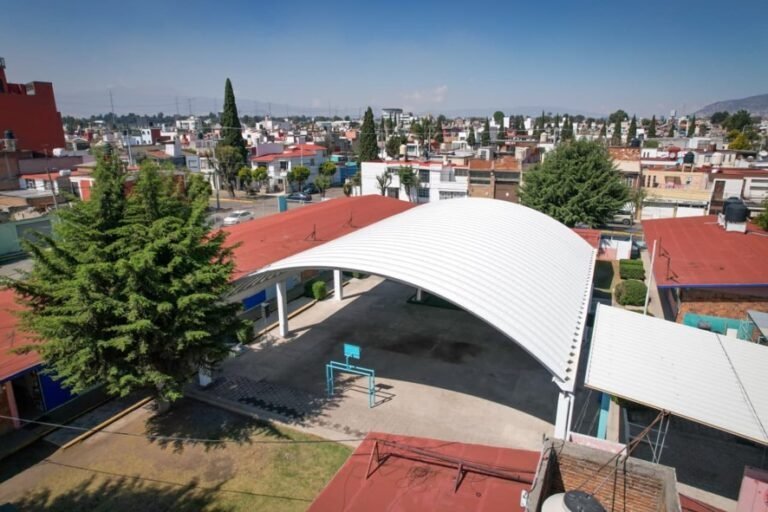 Metepec Inaugura Arcotecho En Jardín De Niños De Casa Blanca; Beneficia A Casi Mil 300 Escolares