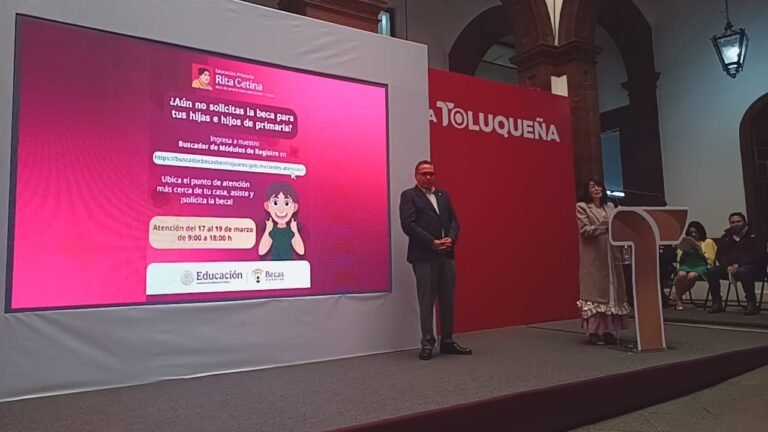 Últimos días de inscripción para la Beca Rita Cetina: que ningún niño de primaria en Toluca deje la escuela por falta de recursos