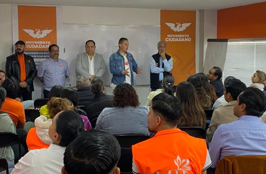 Inicia Movimiento Ciudadano capacitación electoral para sus militantes en Toluca