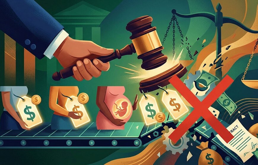 Plantean 27 años de prisión por gestación subrogada con fines comerciales en el Estado de México