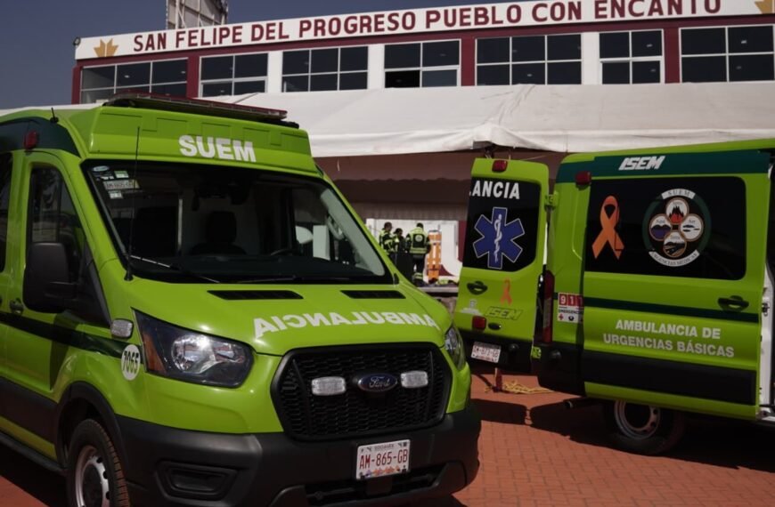 Nueva base del SUEM amplía cobertura de urgencias en el norte del Estado de México