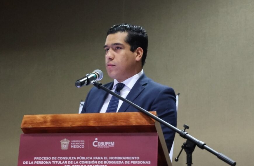 Designan a nuevo titular de la Comisión de Búsqueda en el Estado de México