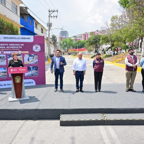 #Tlalnepantla estrena corredor seguro: luminarias, cámaras y botones de pánico en Avenida Acueducto