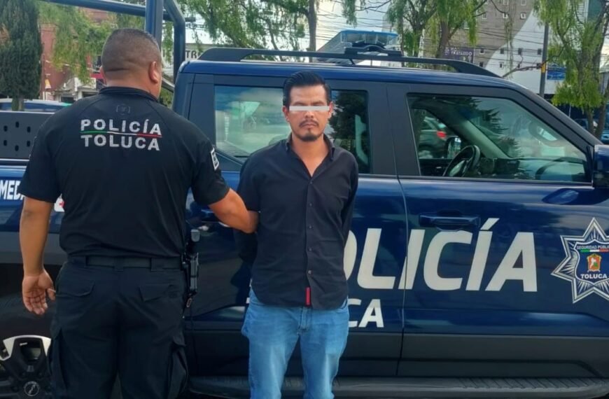 Detienen en #Toluca a sujeto que intentaba vender celulares robados