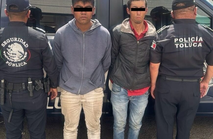 Siete detenidos en operativo contra robo de vehículos en #Toluca
