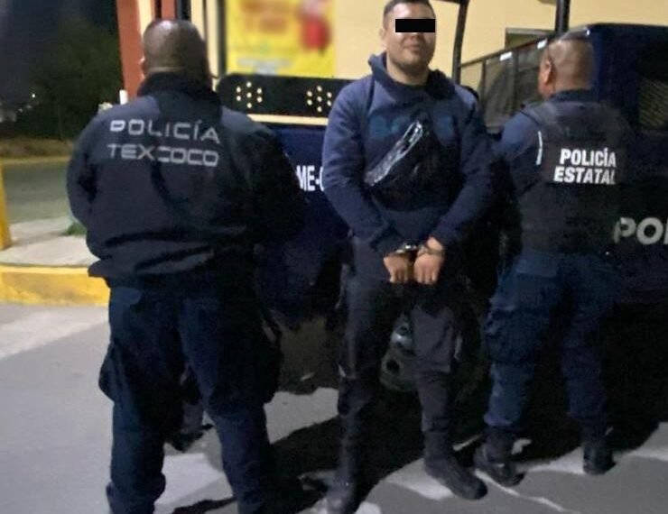 Detienen en #Texcoco a sujeto que andaba disparando en la calle