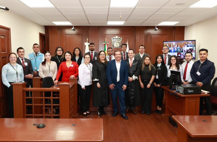 Magistrado del Poder Judicial del Estado de México recorre tribunales para escuchar al personal