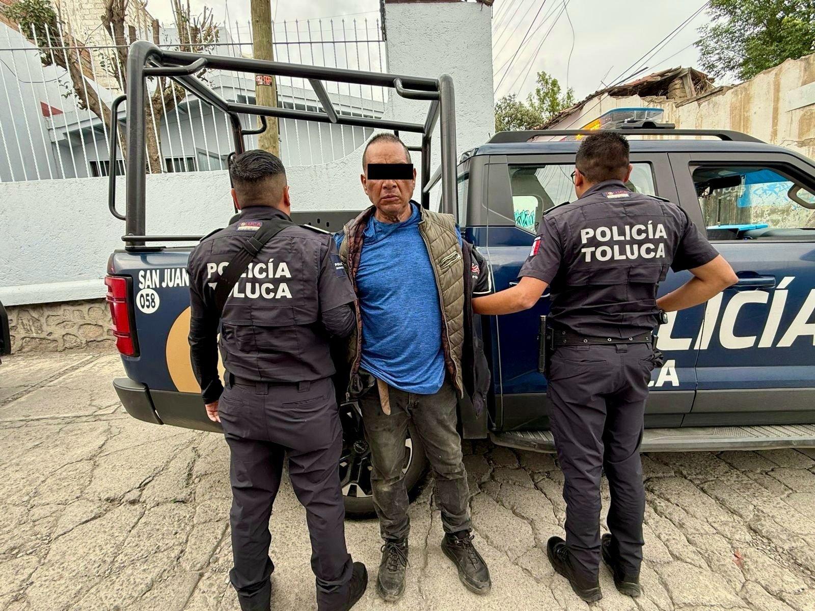Detienen a sujeto por homicidio al sur de Toluca