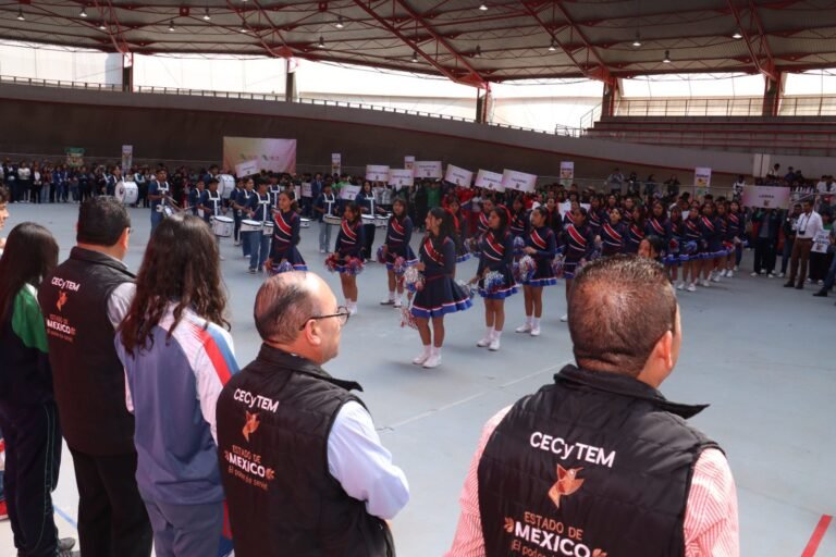 Inauguran encuentro deportivo estatal del CECyTEM 2026 en Zinacantepec