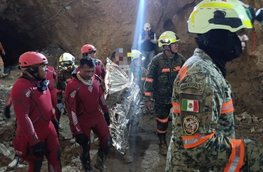 Sobrevive 14 días bajo tierra: rescatan a minero en Sinaloa y buscan al último desaparecido