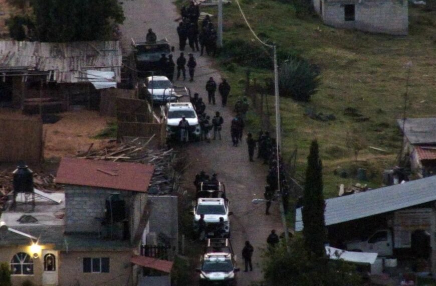 OJO: Amplio operativo policial en #Ocuilan contra la tala clandestina