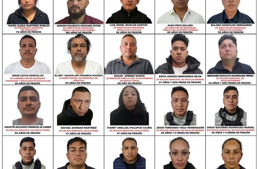 Operativo Enjambre permite condenas contra exalcaldesa y al menos tres mandos de seguridad; suman más de mil años de prisión