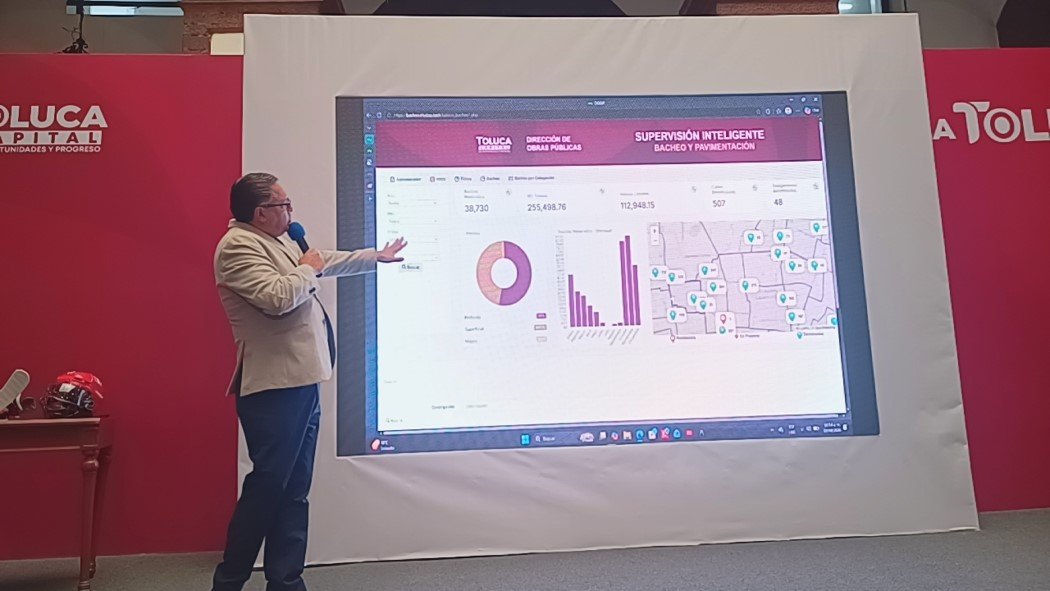 Ricardo Moreno presenta avances en infraestructura y autosuficiencia hídrica.