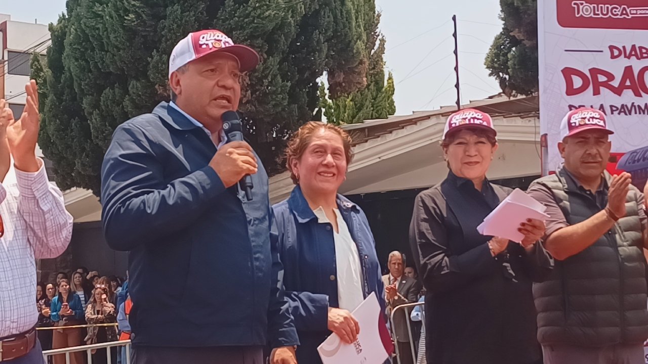 Inicia repavimentación integral de Gómez Farías; ‘El Diablo Dragón’ entra en acción para renovar vialidades en #Toluca