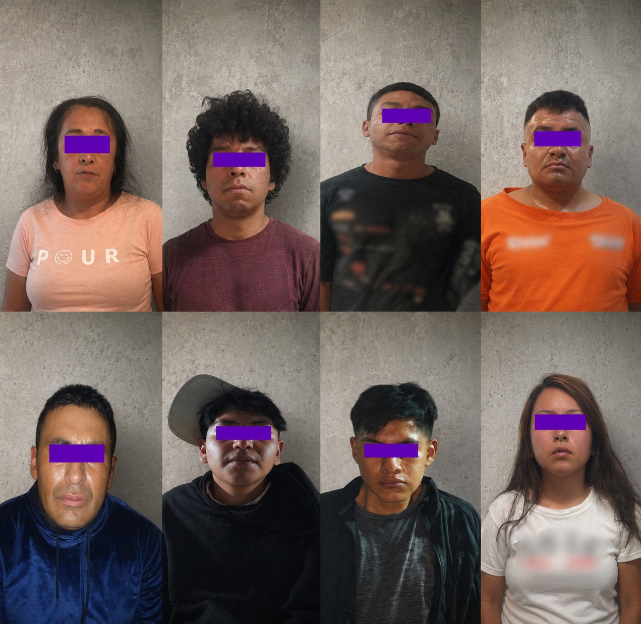 Detienen a ocho personas tras investigación por homicidios en La Paz, Edoméx
