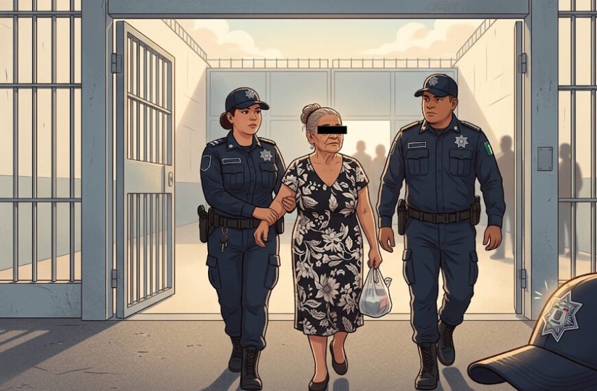 Doña Carlota abandona el penal; esto dijo tras un año en prisión