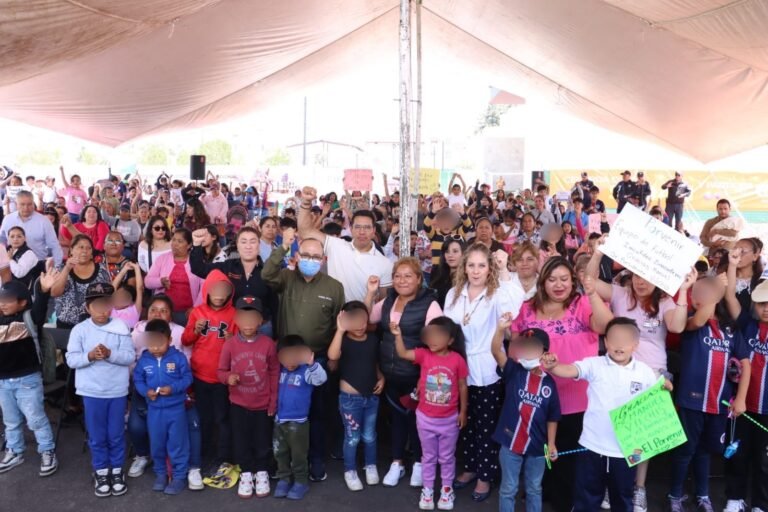 Manuel Vilchis encabeza convivencias por Día del Niño y de las Madres en Zinacantepec