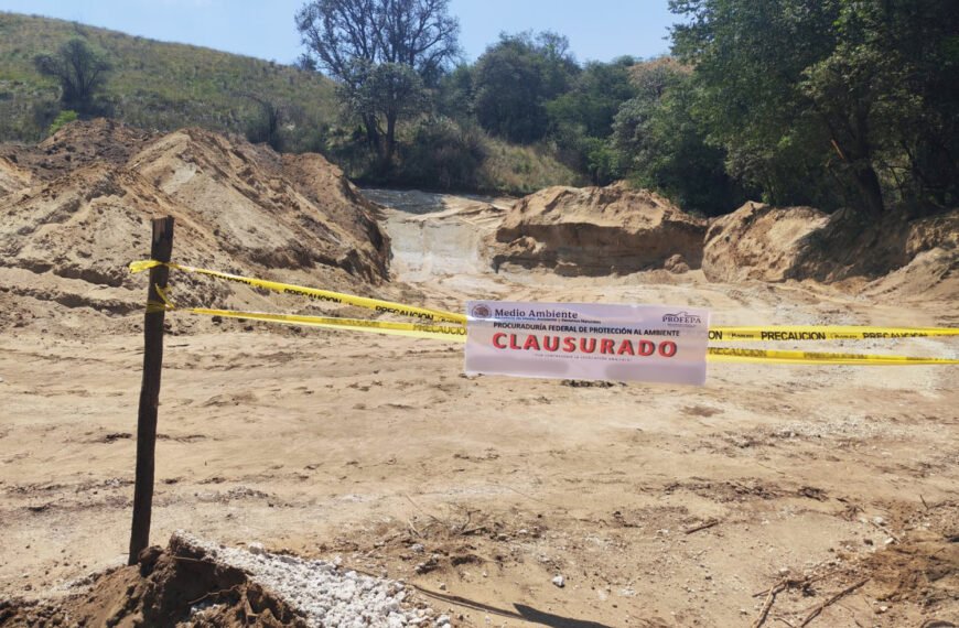 Profepa clausura obras ilegales en Áreas Naturales Protegidas en Toluca, Temascaltepec y Texcalyacac