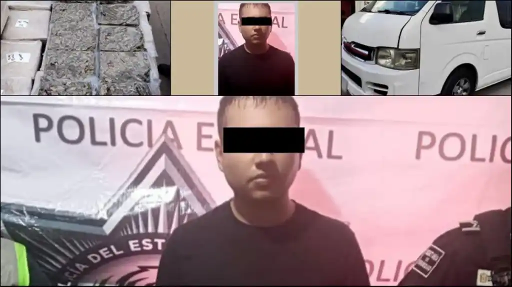 Procesan a sujeto que transportaba más de 400 kilos de estupefacientes en el Circuito Exterior Mexiquense