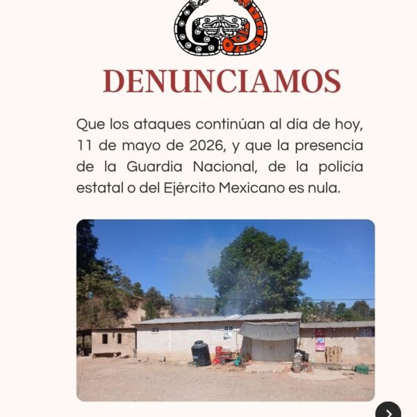 El narco lleva cinco días de ataques contra comunidades indígenas en Guerrero con total impunidad; cientos de desplazados