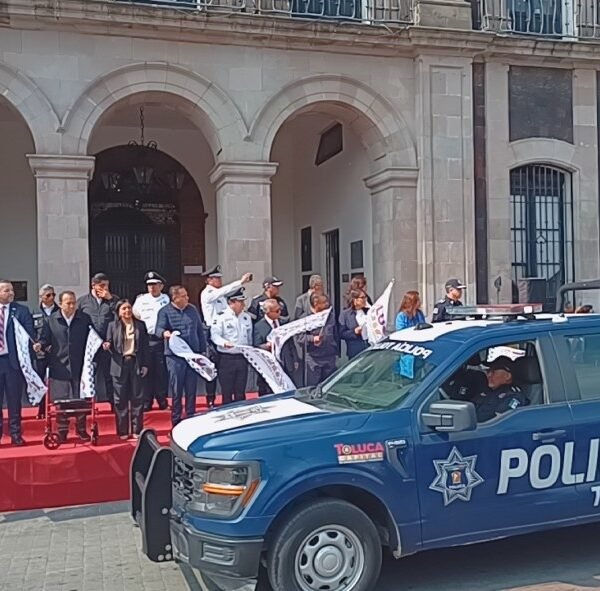 Más vigilancia en movimiento: Toluca estrena patrullas con tecnología de última generación