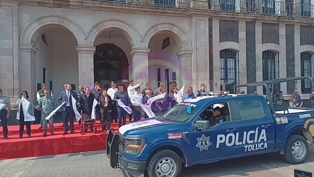Más vigilancia en movimiento: Toluca estrena patrullas con tecnología de última generación