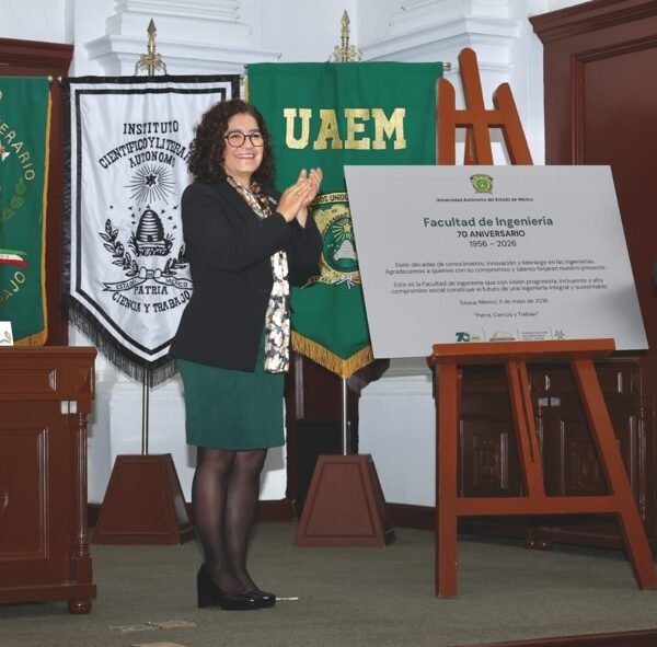 70 años de la Facultad de Ingeniería de la UAEMéx: un legado que debe incluir más mujeres, advierte la rectora