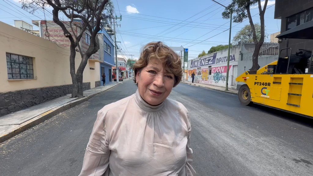 Supervisa gobernadora Delfina Gómez trabajos de mejoramiento urbano en #Toluca