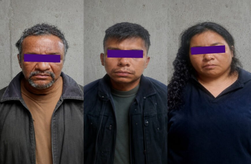 Detienen a tres integrantes de célula ligada al CJNG en Zumpango