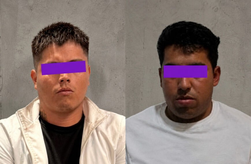 Capturan a dos sujetos investigados por homicidio en Cuautitlán Izcalli
