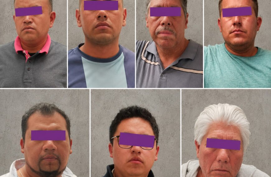 Detienen a siete hombres por robo de lingotes en #Tequixquiac; uno sería policía activo de la CDMX