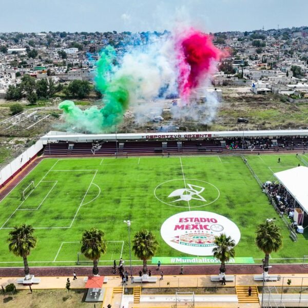 Rehabilitación del Deportivo Oriente de #Tultepec, tras inversión de 17 mdp