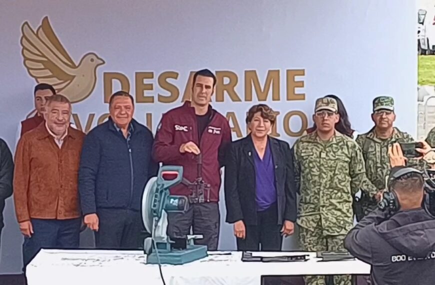Jornadas por la Paz acercan servicios y promueven el desarme voluntario en Toluca