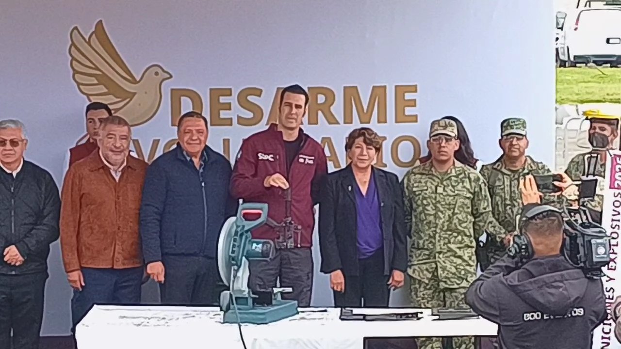 Jornadas por la Paz acercan servicios y promueven el desarme voluntario en Toluca