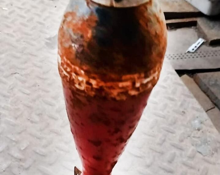 Personal de Sedena especializado en explosivos inhabilita granada tipo mortero encontrada en localidad del Estado de México
