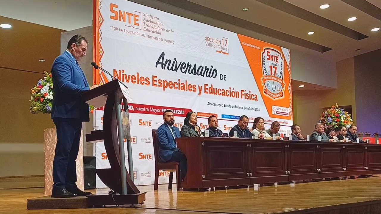 Conmemoran en el Valle de Toluca el Aniversario de Niveles Especiales y Educación Física del SNTE Sección 17