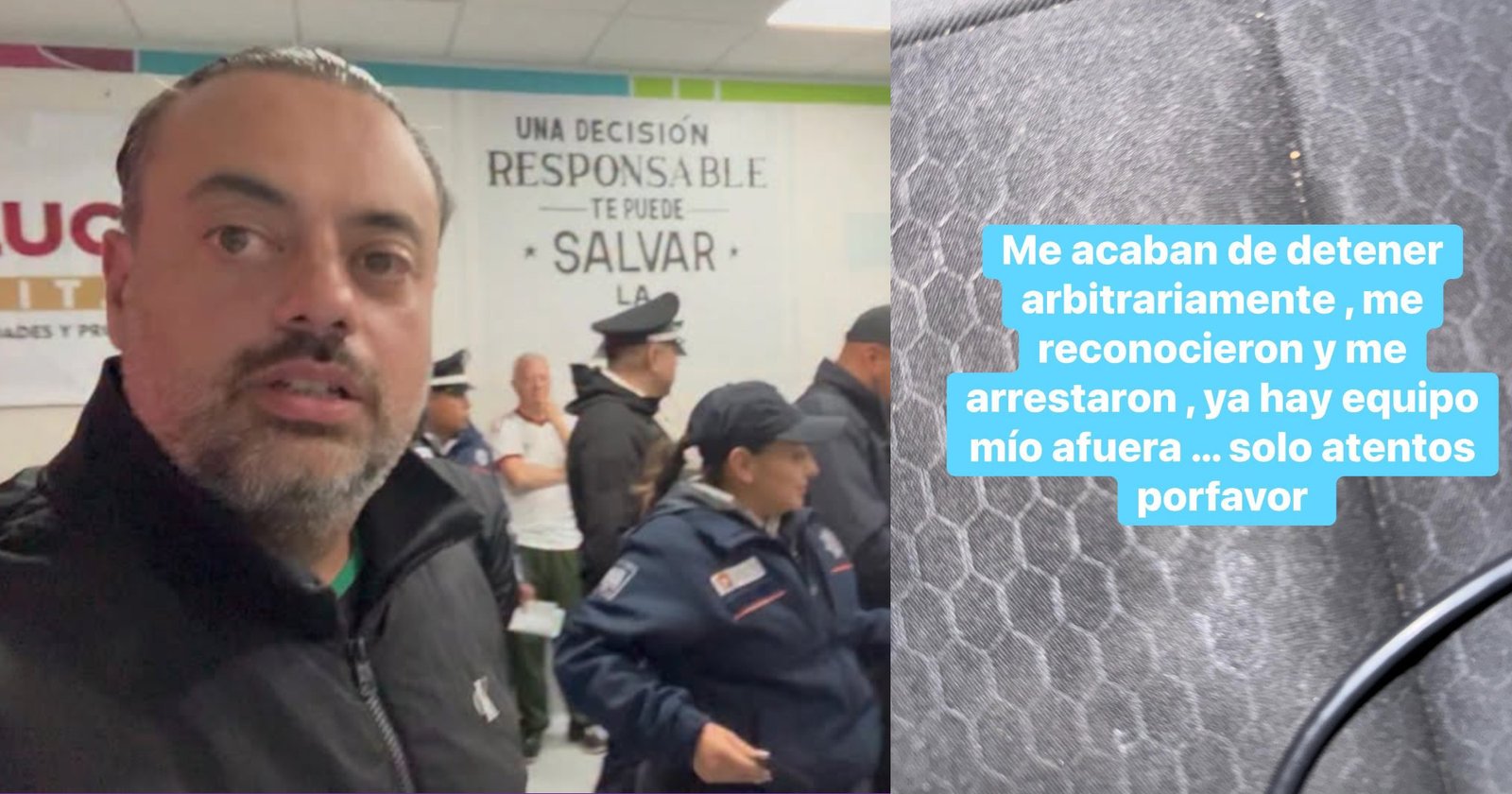 Panista Gerardo Lamas detenido en Toluca por conducir alcoholizado; se quejaba que le iban a quitar el celular