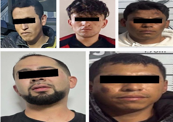 Condenan a cinco integrantes de grupos dedicados al robo violento de vehículos en Toluca