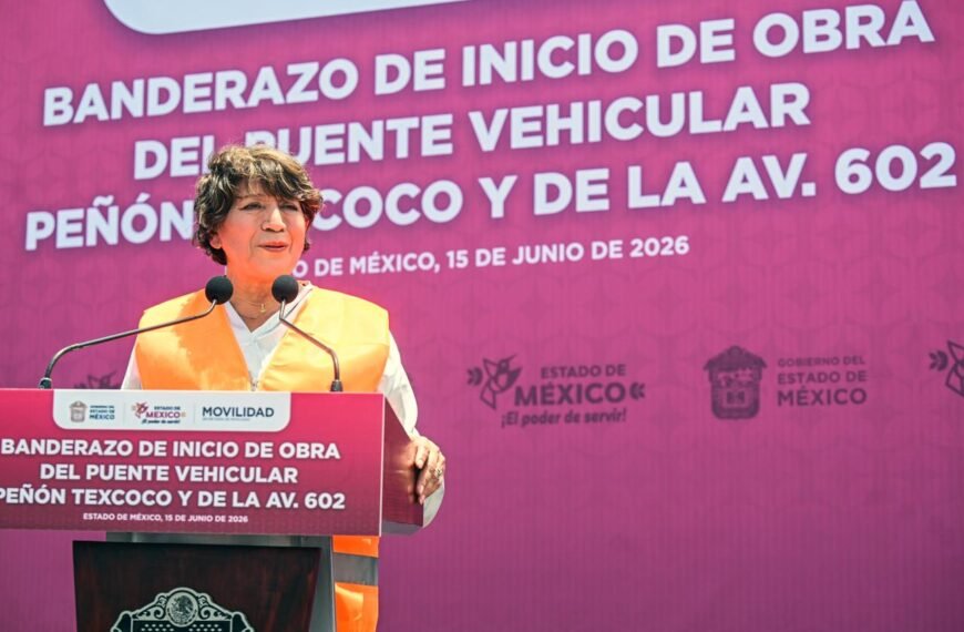 Inician obras del Puente Vehicular Peñón-Texcoco y la Avenida 602; buscan mejorar la movilidad en el oriente del Edoméx