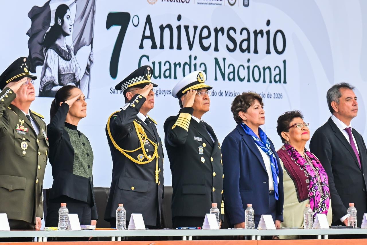 Conmemoran en el Estado de México el Séptimo Aniversario de la Guardia Nacional