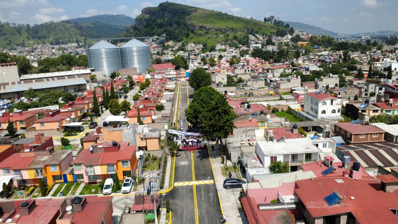 Completan rehabilitación de avenida del Trabajo en La Maquinita; #Toluca