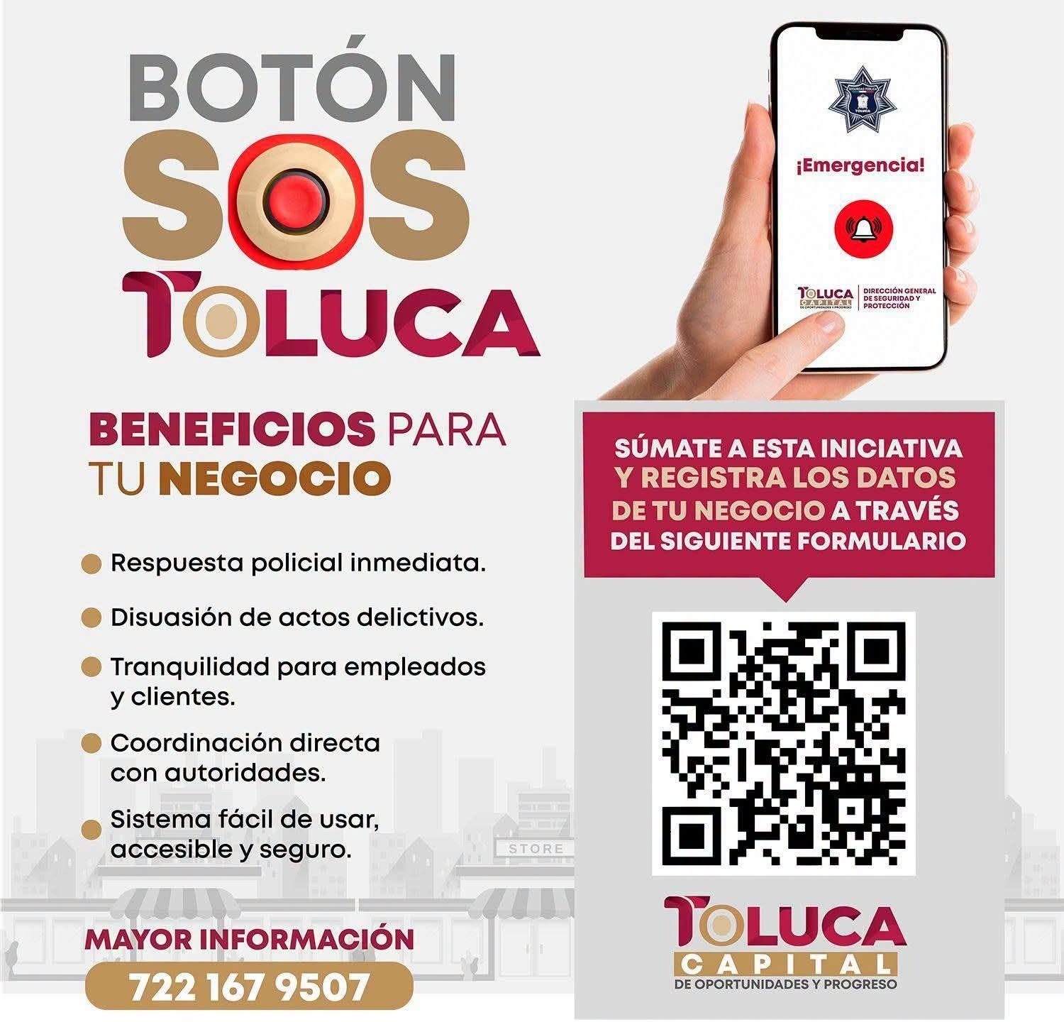 Botón SOS Toluca: así pueden registrarse los comercios para acceder a esta herramienta de seguridad