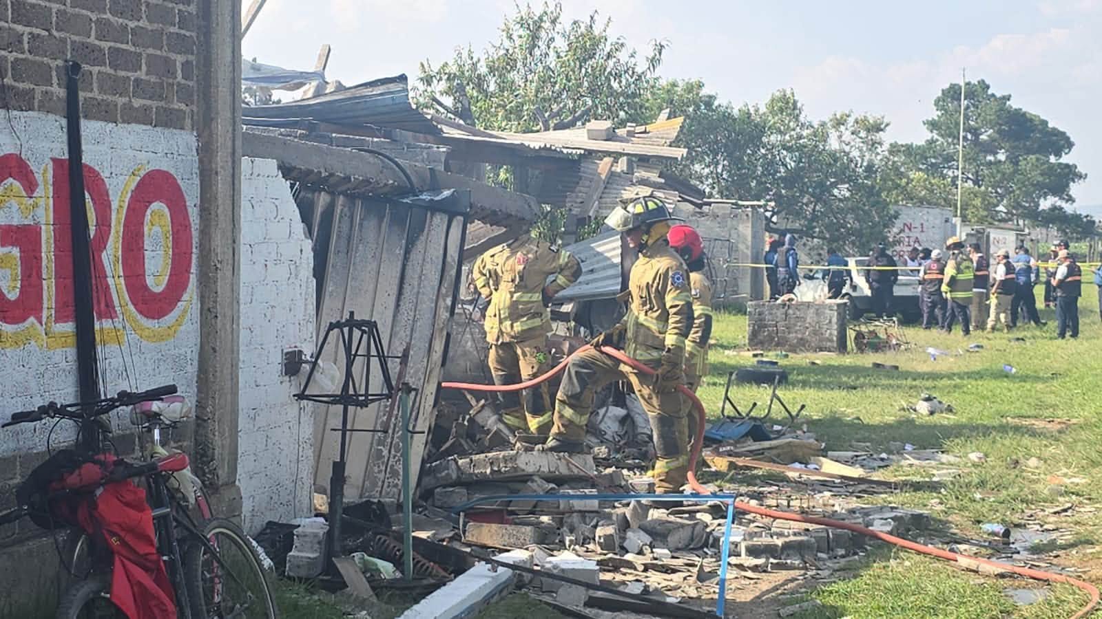 Explosión en polvorín de pirotecnia en Chalco