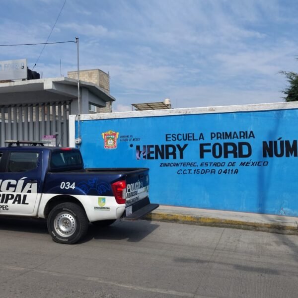 #Zinacantepec mantiene operativo de vigilancia en escuelas durante las vacaciones