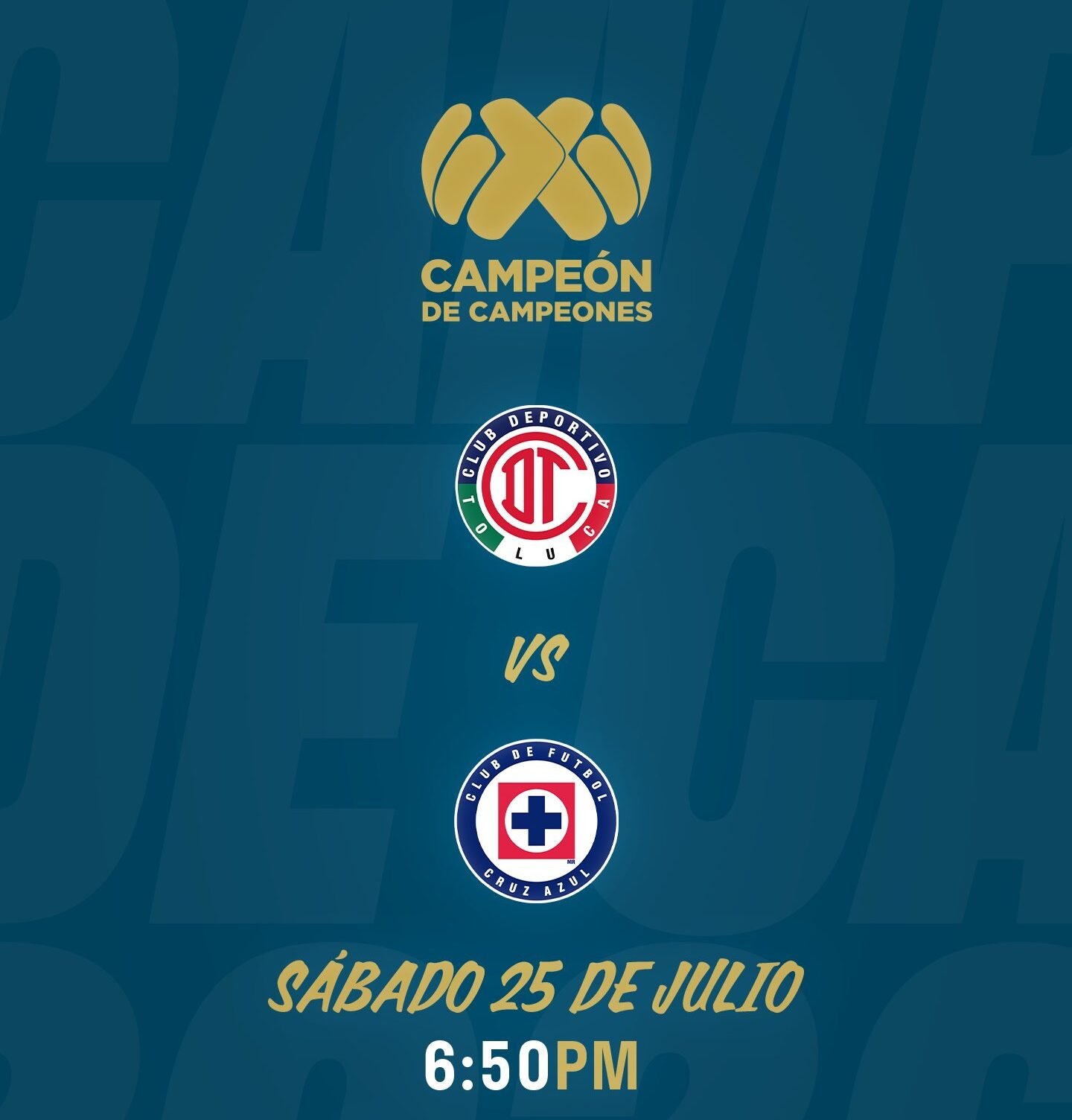 EN VIVO: Cómo ver el Campeón de Campeones 2026 entre Toluca y Cruz Azul